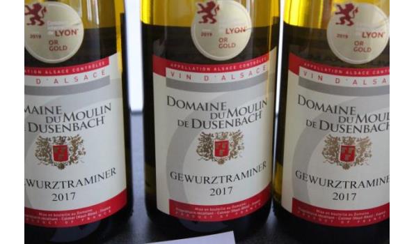 8 div flessen à 75cl witte wijn, Domaine du Moulin de Dusenbach